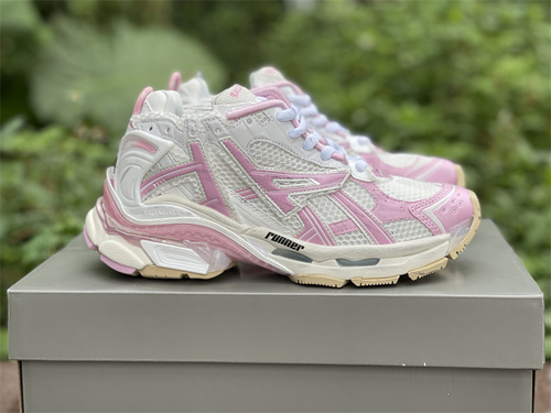 Balenciaga Sneaker TESS S.Gomma Res Bi Alv_TIS EFF Nubuk_TIS E White Pink color W3RB3 9059 Size_ 35--45-66a5acaa